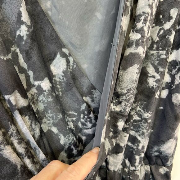 Nwt Size 16 Ann Taylor LOFT Gray Casual Fit & Flare Dress - Picture 11 of 15